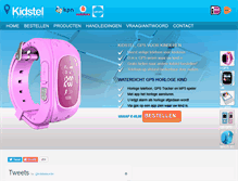 Tablet Screenshot of kidstel.nl